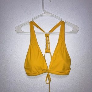 Yellow bikini top